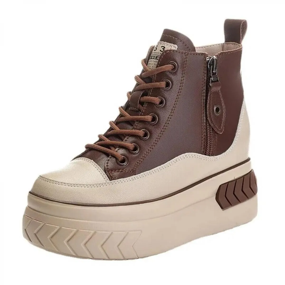 2024 Donne di Vendita Calde Scarpe di Corrispondenza di Colore Lace Up Solid Punta Rotonda Pan di Spagna Suola Casual Autunno Mo