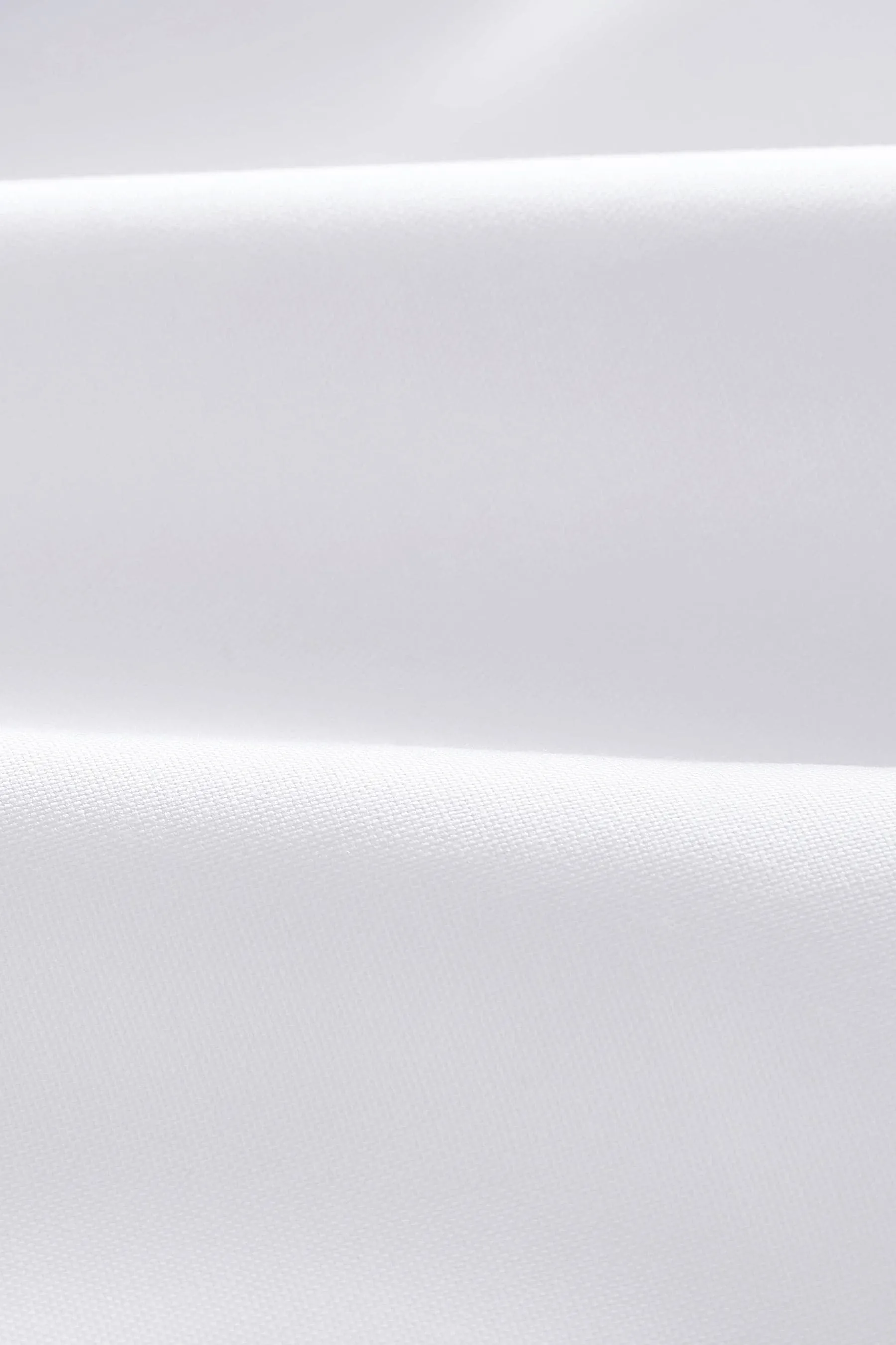 Bianco  - Camicia easy care Oxford con polsino doppio