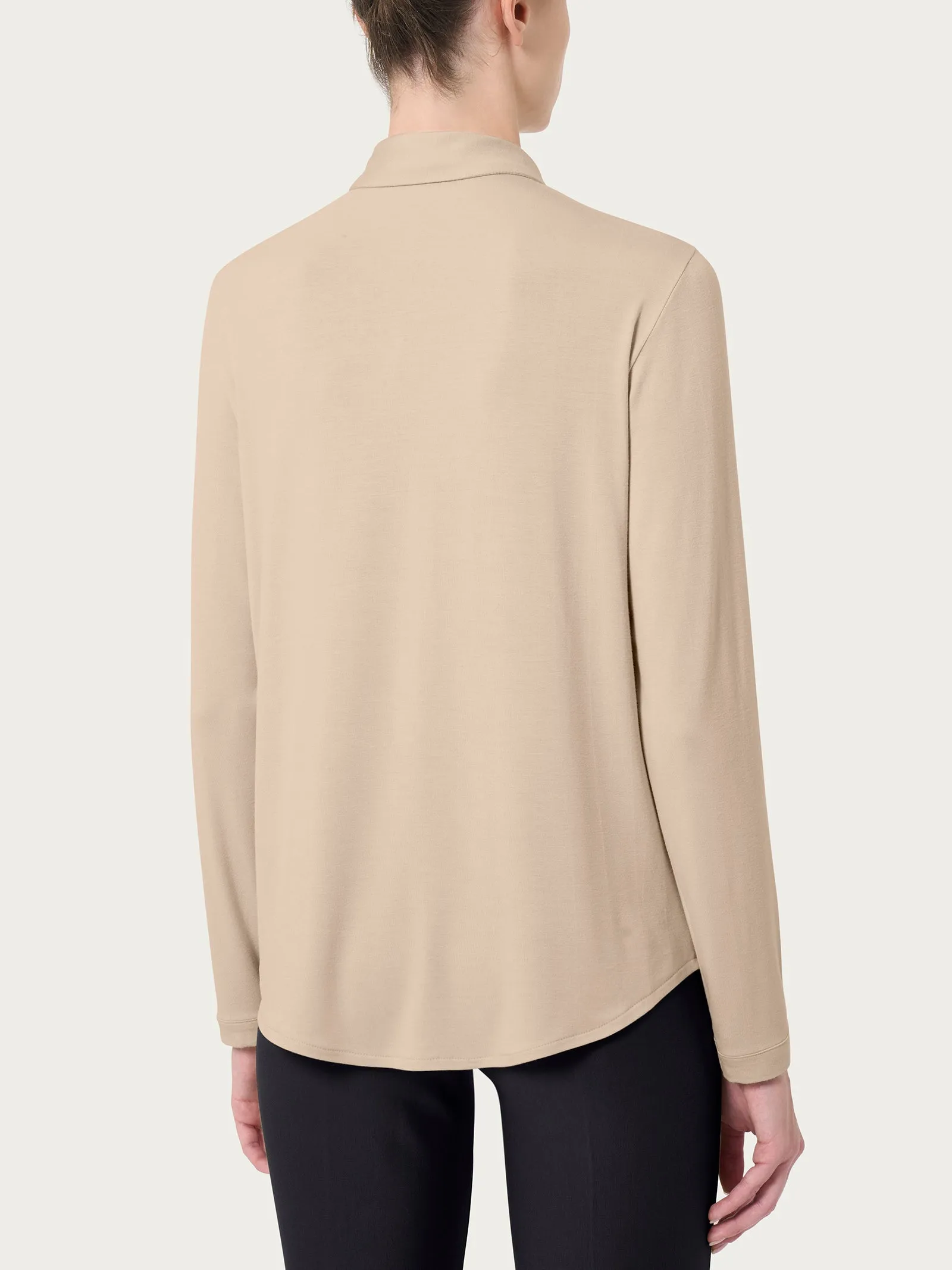 Camicia in Viscosa Summer - Irish Cream