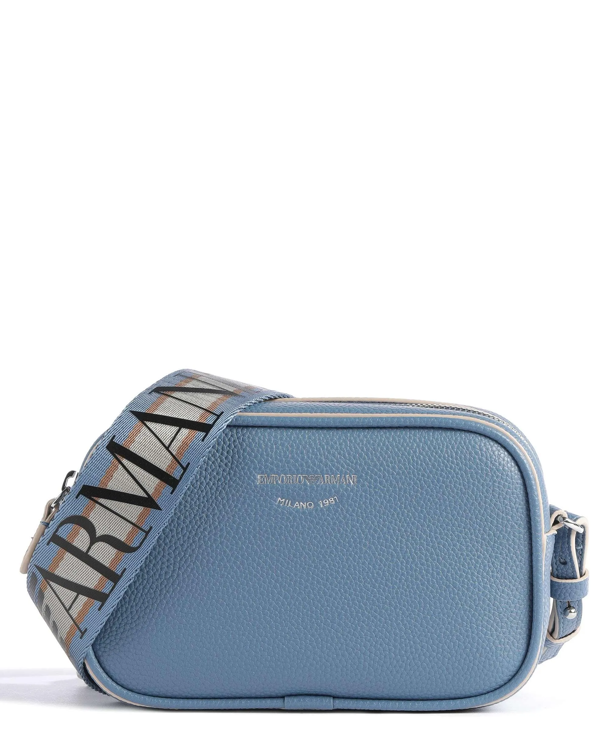  Emporio Armani Lilly Borsa a tracolla pelle sintetica blu  