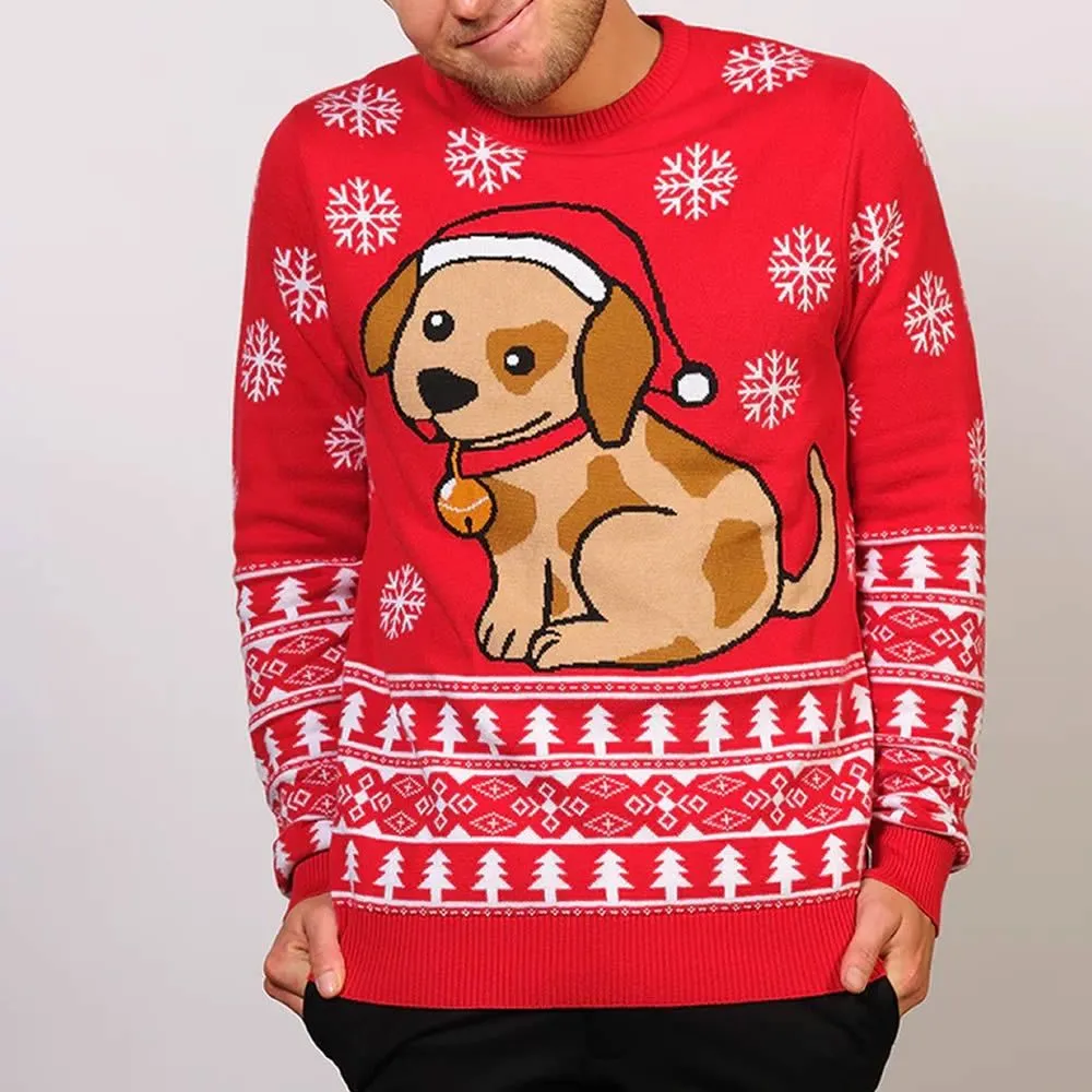maglione natalizio santa's little helper jule sweaters 