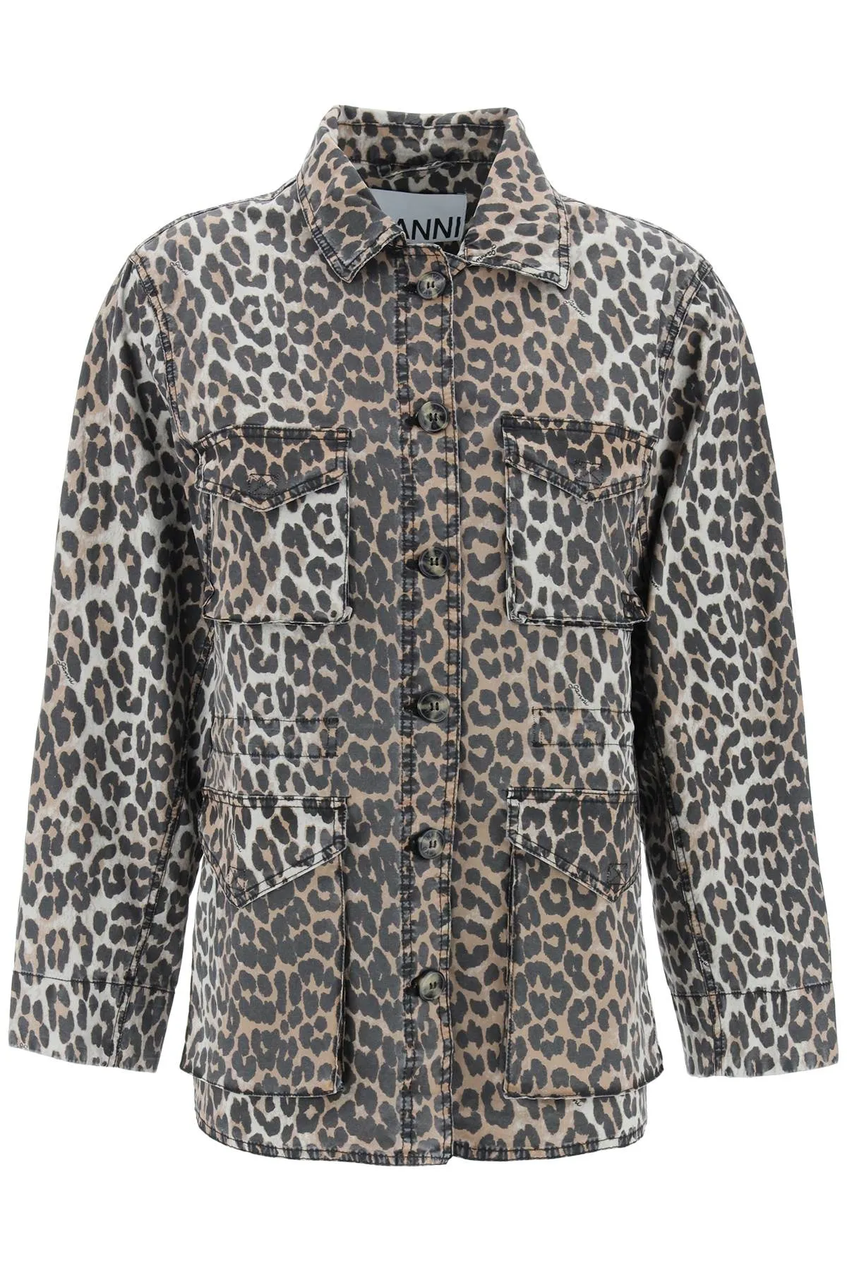 Overshirt In Tela Di Cotone