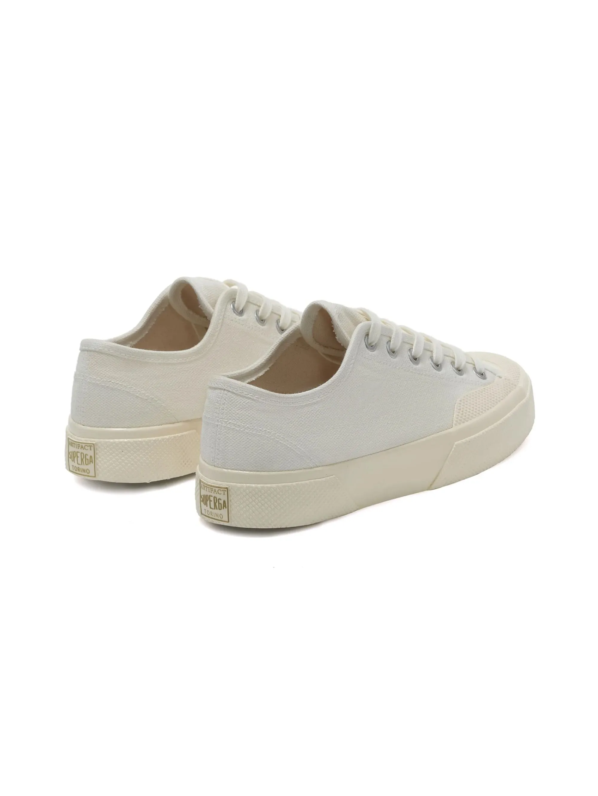 Sneakers Basse Artifact in Twill Bianco