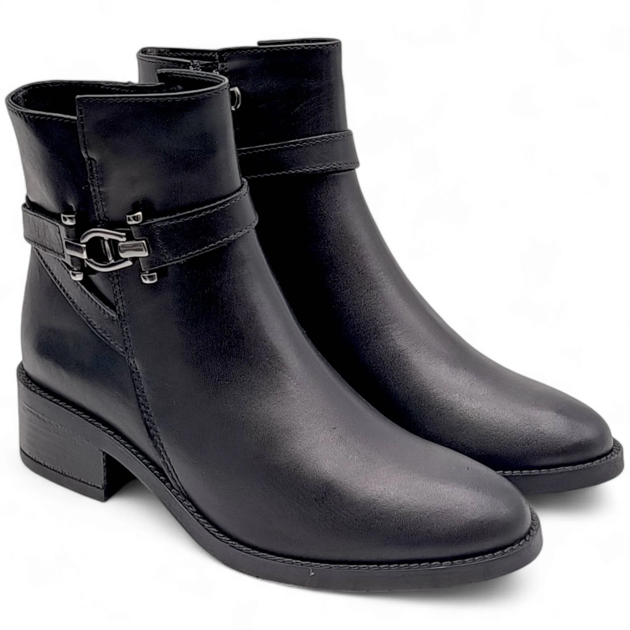 Stivaletti Donna francesco brunelli BT4731 vit nero