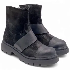 Stivaletti Donna in pelle con platform Sinapsi MONACO 34 nero