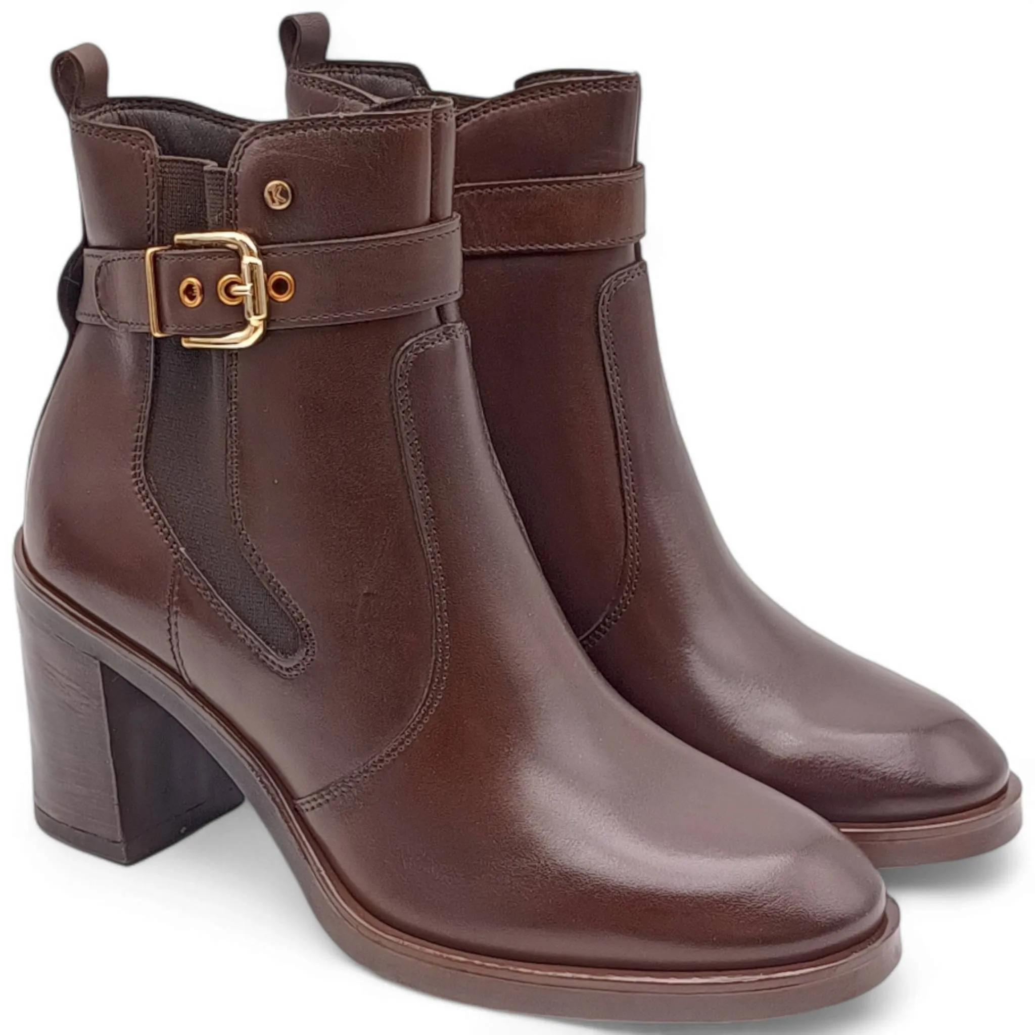 Stivaletti Donna Keys 9983 vit cuoio
