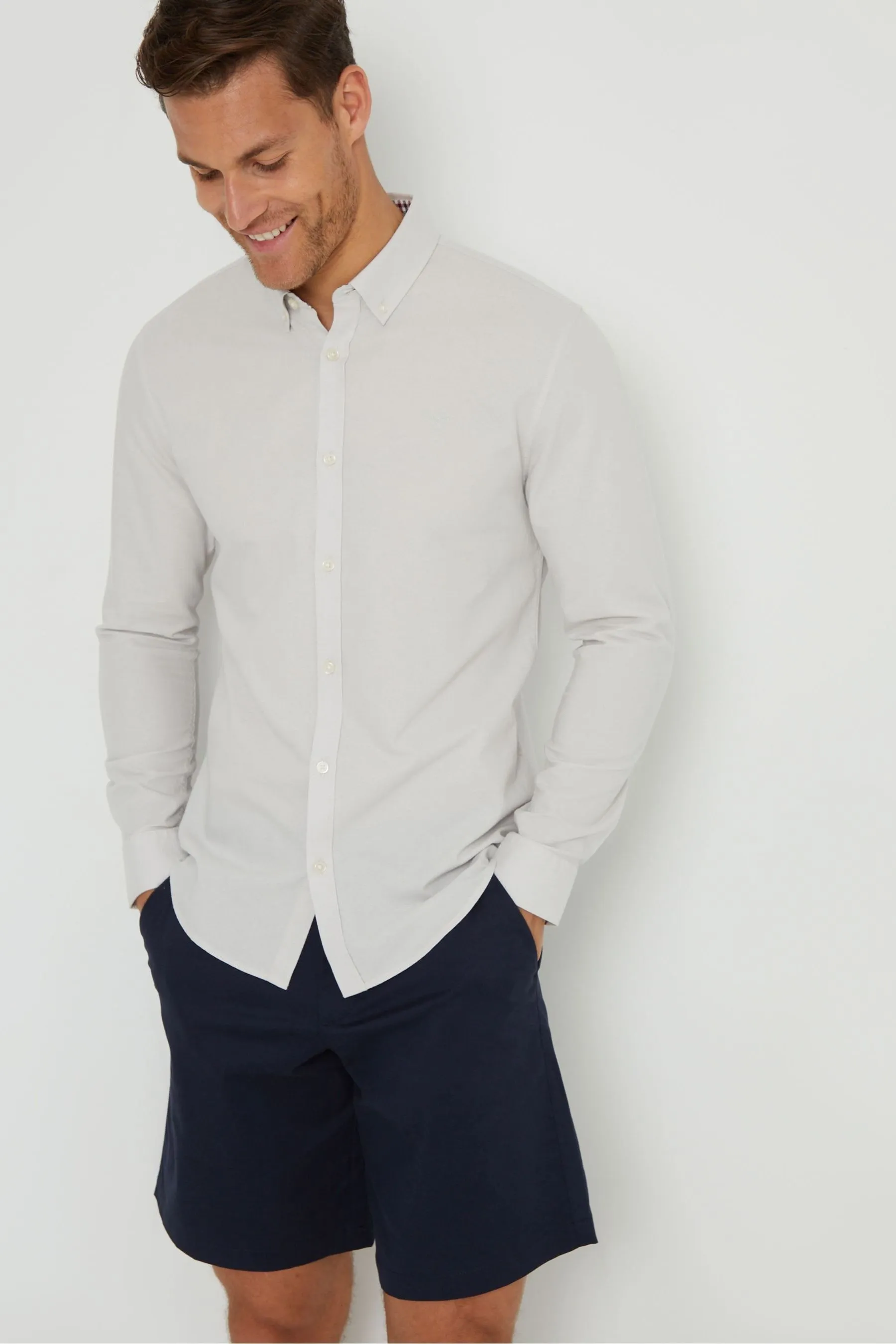 Threadbare Oxford - Camicia con Manica lunga in cotone